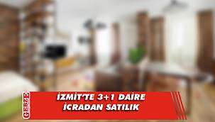 İzmit’te 3+1 daire icradan satılık
