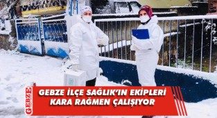 Kadıoğlu ve ekibi, kar kış dinlemiyor