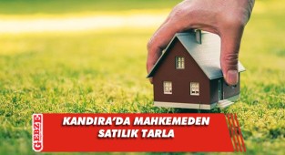 Kandıra'da 1229 metrekare tarla mahkemeden satılık