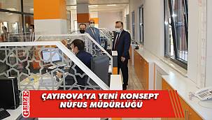 Kaymakam Gözen, nüfus müdürlüğünü gezdi