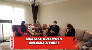 Kaymakam Güler’den şehit ailelerine ziyaret