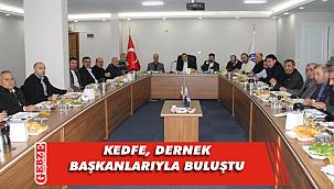 KEDFE, dernek başkanlarını ağırladı