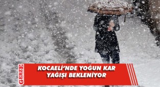 Kocaeli için kar yağışı uyarısı