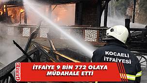 Kocaeli itfaiyesi yangınlara 8 dakikada müdahale ediyor