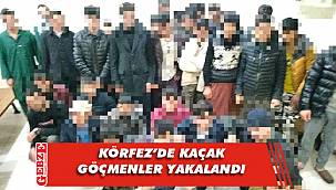 Körfez’de kaçak göçmen yakalandı