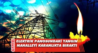 Köşklü Çeşme Mahallesi karanlıkta kaldı