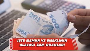 Memur ve emeklinin zam oranı belli oldu