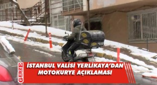 Motosiklet ve kurye yasağı kalkıyor