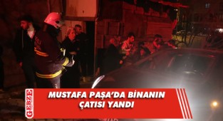 Mustafa Paşa’da bir evin çatısı yandı
