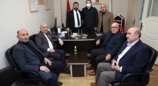 Muzaffer Bıyık'tan Müdür Doğan'a ziyaret