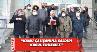 Türk Büro-Sen'den Gebze Adliyesi önünde açıklama