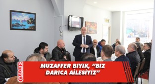 Bıyık, Darıcalı esnaflarla bir araya geldi