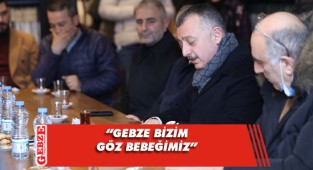 Büyükakın, Gebzeli esnaflarla bir araya geldi