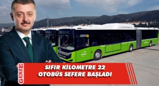 Büyükşehir’in 22 yeni otobüsü seferlere başladı