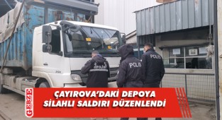 Çayırova'da geri dönüşüm deposuna silahlı saldırı