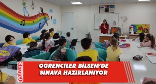 Çayırova'da öğrenciler BİLSEM'de sınava hazırlanıyor