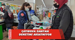 Çayırova'da zabıta denetimlerini sürdürüyor