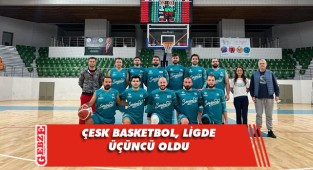 ÇESK Basketbol, ligi üçüncü sırada tamamladı