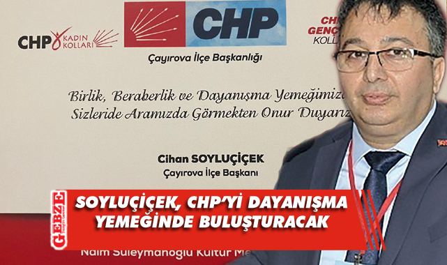 CHP Çayırova'dan dayanışma yemeği