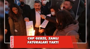 CHP Gebze'den fatura zamlarına tepki