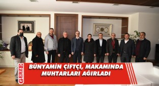 Çiftçi, muhtarlarla bir araya geldi