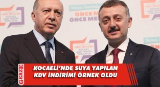 Cumhurbaşkanı Erdoğan, Kocaeli'ni örnek gösterdi