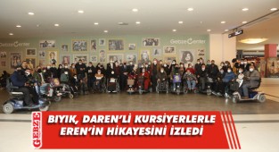 DAREN'deki kursiyerler Bıyık'la sinemaya gitti