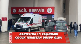 Darıca'da üçüncü kattan düşen çocuk öldü