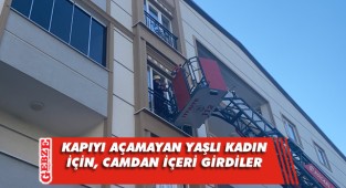 Darıca'da yaşlı kadını kurtarma operasyonu
