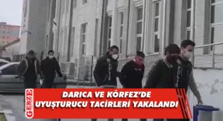 Darıca ve Körfez'de uyuşturucu operasyonu