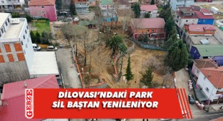 Dilovası Adnan Kahveci Parkı yenileniyor
