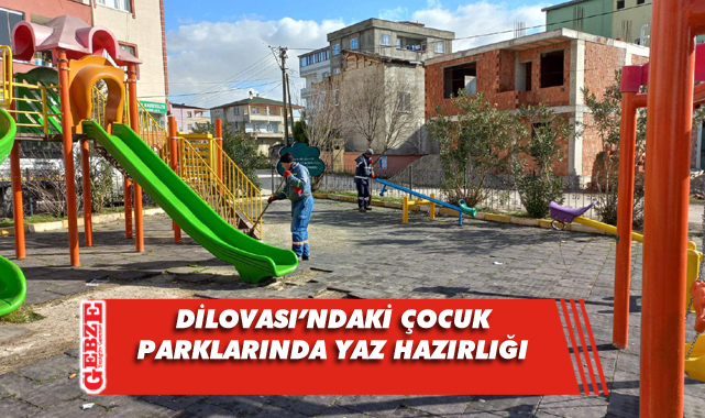 Dilovası'ndaki parklar yaza hazırlanıyor