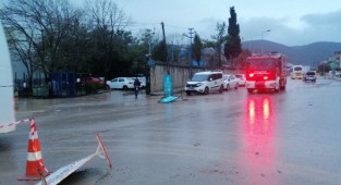 Döküm fabrikasında korkutan yangın
