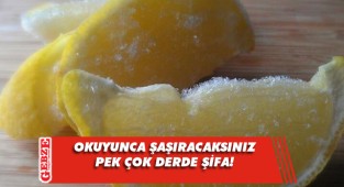 Dondurulmuş limonun 3 mucizesi