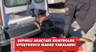 Durdurulan araçtan 115 kilogram uyuşturucu çıktı