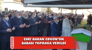 Ergün'ün babasına son görev