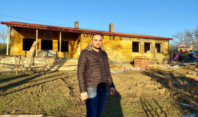Eski okul binası çok amaçlı tesise dönüşüyor