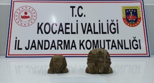 Eskihisar'da flaş tarihi eser operasyonu