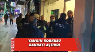 Fatih Caddesi'nde yangın paniği yaşandı