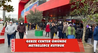 Gebze Center'da HES kodu kuyruğu