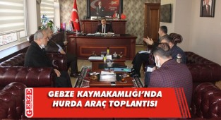 Gebze'de hurda araçlar toplatılacak
