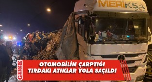 Gebze'den yola çıkan tır TEM'de kazaya karıştı