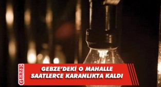 Gebze Yenikent mahallesi SEDAŞ’a tepkili