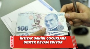 İhtiyaç sahibi ailelerin çocuklarına 236 milyon lira ödendi