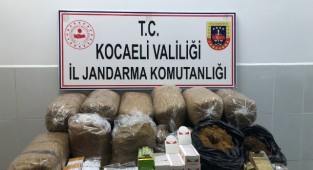 İzmit'te kaçak sigara operasyonu