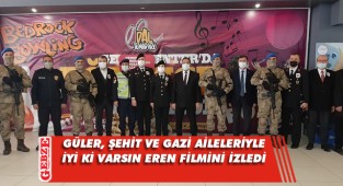 Kaymakam Güler İyi Ki Varsın Eren’ filmini izledi
