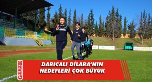 Kendisi küçük ama hayalleri ve hedefleri büyük