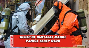 Kimyasal madde bölgeden kaldırıldı