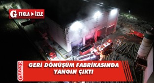 Kocaeli’de geri dönüşüm fabrikasında yangın