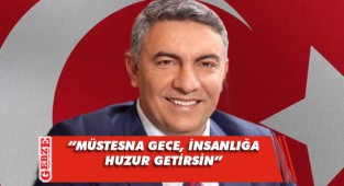 Şayir, Regaib Kandili mesajı yayımladı